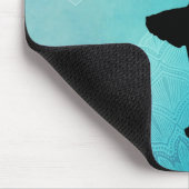 Ballerina Musical Notes en Blue Mandala Muismat (Hoek)