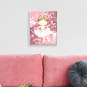Ballerina Muurkunst Canvas Afdruk (Insitu (Woonkamer))