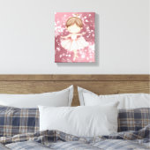 Ballerina Muurkunst Canvas Afdruk (Insitu (Slaapkamer))