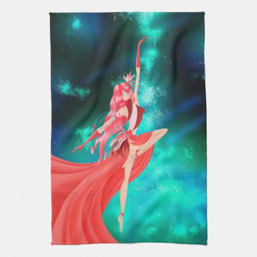 Ballerina Nachthemel Theedoek (Verticaal)