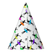 Ballerina Neon Ballet Dancers Dance Class Feesthoedjes (Achterkant)