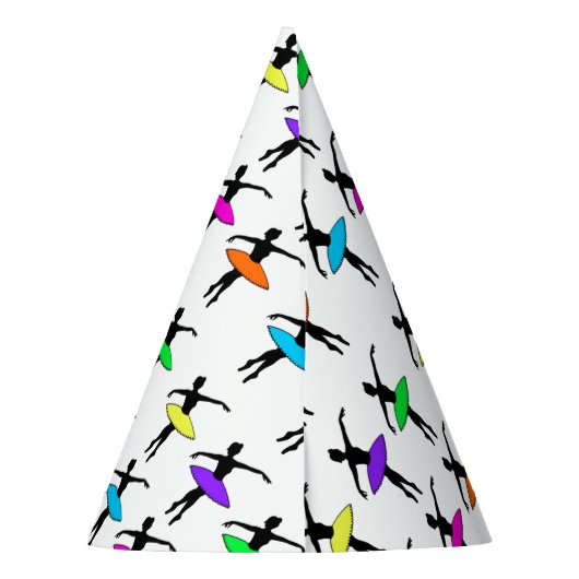 Ballerina Neon Ballet Dancers Dance Class Feesthoedjes (Achterkant)