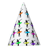 Ballerina Neon Ballet Dancers Dance Class Feesthoedjes (Voorkant)