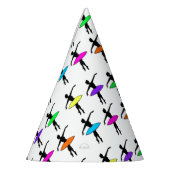 Ballerina Neon Ballet Dancers Dance Class Feesthoedjes (Links)