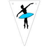 Ballerina Neon Ballet Dansers Dans Gelukkige Verja Vlaggetjes (Eerste vlag)