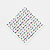 Ballerina Neon Ballet Dansers Dans Verjaardagsfees Servet (Hoek)