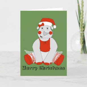Ballerina Neushoorn - Kerstspecial Feestdagen Kaart