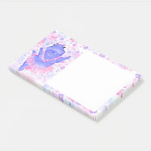 Ballerina Nijlpaard Balletdanser Grappige Post-it® Notes (Schuin)