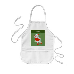 Ballerina Nijlpaard Kerst Special Kinder Schort