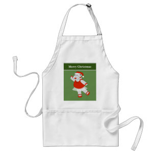 Ballerina Nijlpaard Kerst Special Standaard Schort