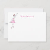 Ballerina Note Cards Kaart (Voorkant)