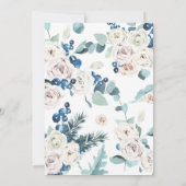 Ballerina Notenkraker Bloem Kerstkaart Kaart (Achterkant)