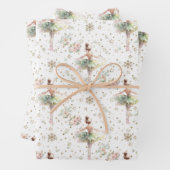 Ballerina Notenkraker Fairy Story Inpakpapier Vel (In situ)