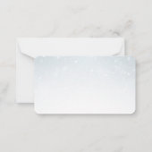 Ballerina & Notenkraker Kerstmis Bedankt Notitiekaartje (Achterkant)