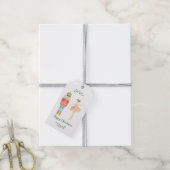 Ballerina Nutkraker kerstcadeaus voor kerstcadeaus Cadeaulabel (Met Touw)