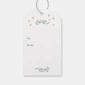 Ballerina Nutkraker kerstcadeaus voor kerstcadeaus Cadeaulabel (Achterkant)