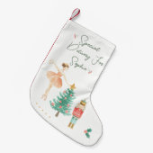 Ballerina, Nutkraker, kerststaart Kleine Kerstsok (Voorkant (Hangend))