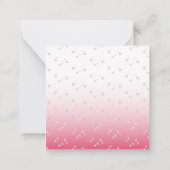 Ballerina Olifant Dance Classroom Valentijn Notitiekaartje (Achterkant)