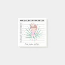 Ballerina om lijst te doen