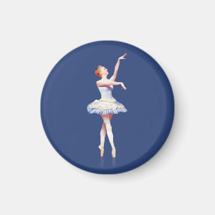 Ballerina on Pointe  Magneet