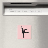Ballerina op Blush Magneet (Insitu (Vaatwasser))