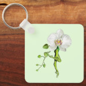 Ballerina Orchid Ballet Dancer Sleutelhanger (Voorkant)
