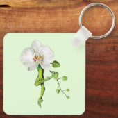 Ballerina Orchid Ballet Dancer Sleutelhanger (Achterkant)
