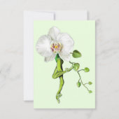 Ballerina Orchid Ballet Dancer Vaderdag Kaart (Achterkant)