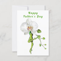 Ballerina Orchid Ballet Dancer Vaderdag Kaart
