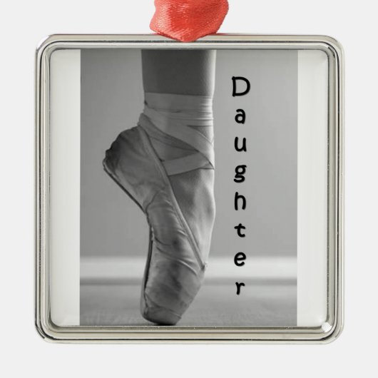 BALLERINA ORNAMENT "DAUGHTER'S" (Voorkant)
