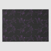 Ballerina Outlines Black Tissue Paper Tissuepapier (Voorkant)