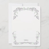 Ballerina over haar uitnodiging om te gaan stemmen (Achterkant)