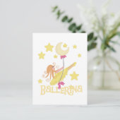 Ballerina-overhemden en -cadeaus inslikken briefkaart (Staand voorkant)