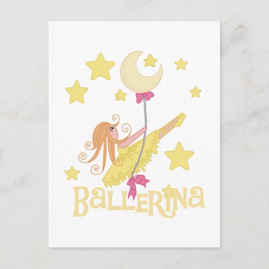 Ballerina-overhemden en -cadeaus inslikken briefkaart (Voorkant)