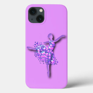 Ballerina Paarse iPhone Case Ballet Dancer Vrouw