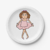 Ballerina Papieren Bordje (Voorkant)