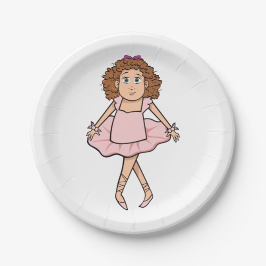 Ballerina Papieren Bordje (Voorkant)
