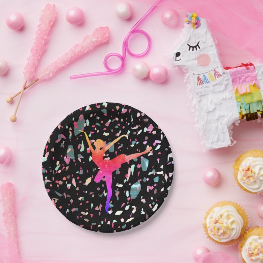Ballerina Papieren Bordje (Feest)