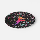 Ballerina Papieren Bordje (Gekanteld)