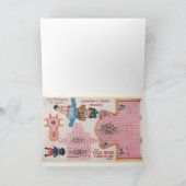  Ballerina-papieren pop-upkaart Kaart (Binnen)