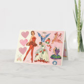 Ballerina-papieren pop-upkaart Kaart (Voorkant)