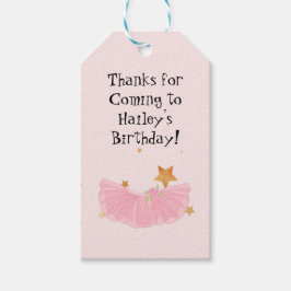 Ballerina Party Favor Label Cadeaulabel