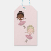 Ballerina Party Favor Label Cadeaulabel (Achterkant)