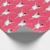 Ballerina patroon cadeaupapier (Hoek)