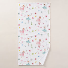 Ballerina Pattern Badhanddoek