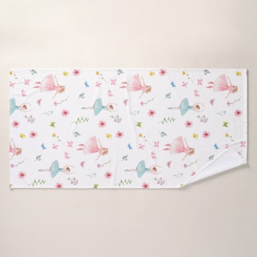 Ballerina Pattern Badhanddoek (Badhanddoek)