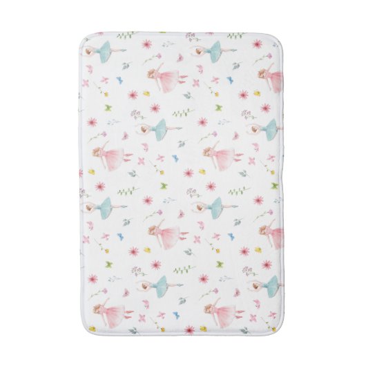 Ballerina Pattern Badmat (Voorkant Verticaal)
