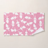 Ballerina Pattern, Ballet Girls, Ballet Dance Bad Handdoek (Handdoek)
