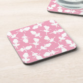 Ballerina Pattern, Ballet Girls, Ballet Dance Bier Onderzetter (Linkerzijde)