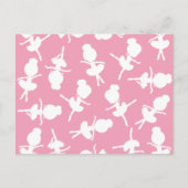 Ballerina Pattern, Ballet Girls, Ballet Dance Briefkaart (Voorkant)